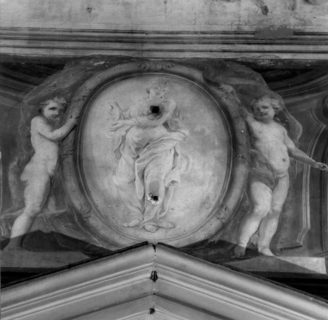 Figure allegoriche con angeli - con Tonelli Giuseppe, Chiesa di sant'Egidio, Firenze